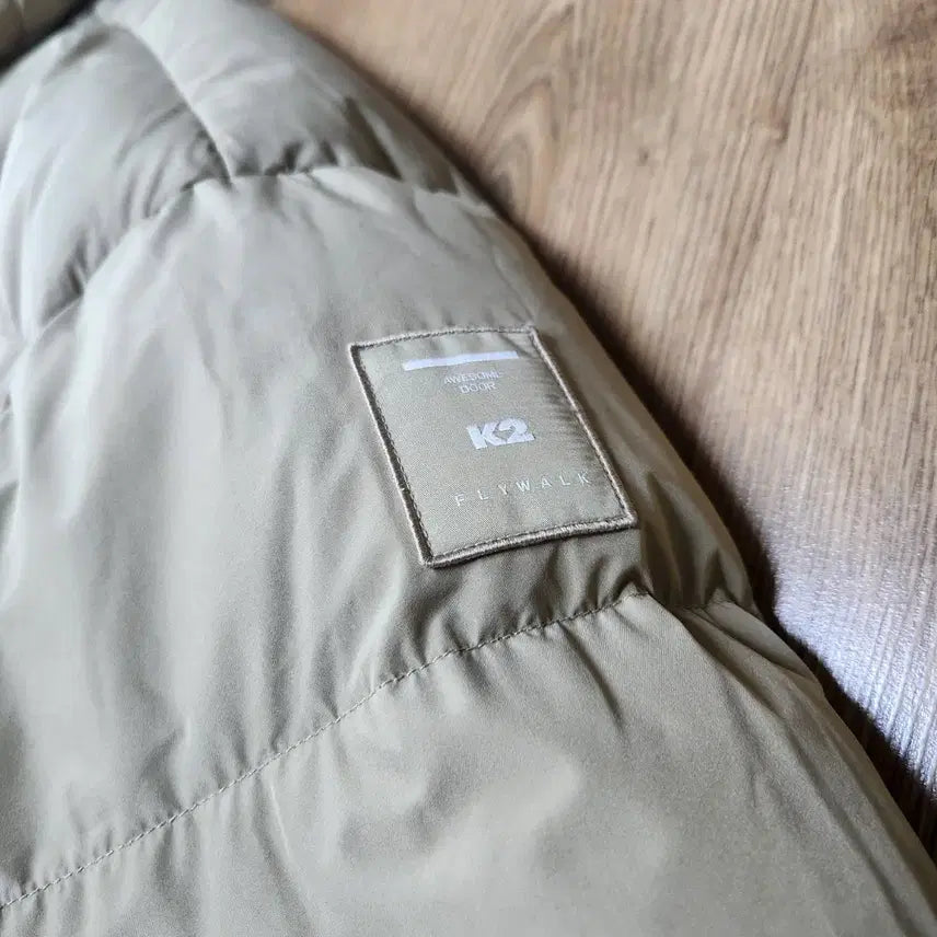 [BUNJANG] K2 Reversible Fleece Padding Jumper Beige / 택포 K2 뽀글이 안감 패딩 점퍼 베이지