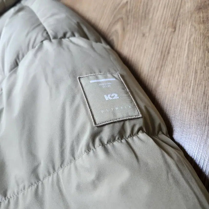 [BUNJANG] K2 Reversible Fleece Padding Jumper Beige / 택포 K2 뽀글이 안감 패딩 점퍼 베이지