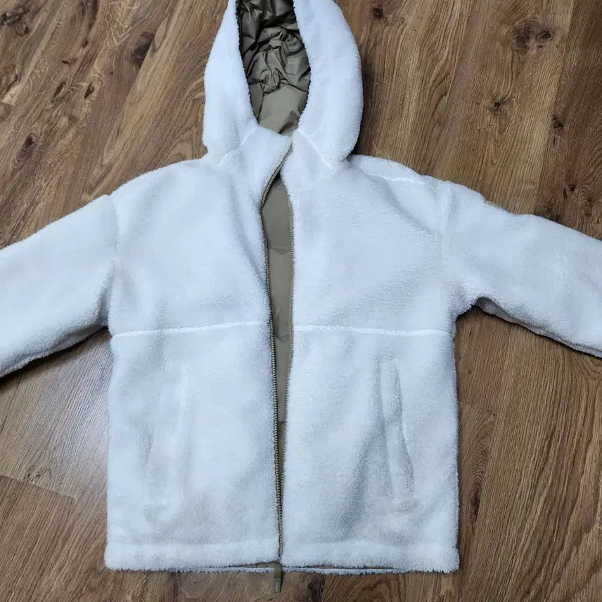 [BUNJANG] K2 Reversible Fleece Padding Jumper Beige / 택포 K2 뽀글이 안감 패딩 점퍼 베이지