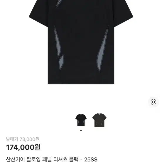 [BUNJANG] SanSanGear Following Panel T-shirt Size Exchange / 산산기어 팔로잉 패널 티셔츠 사이즈 교환