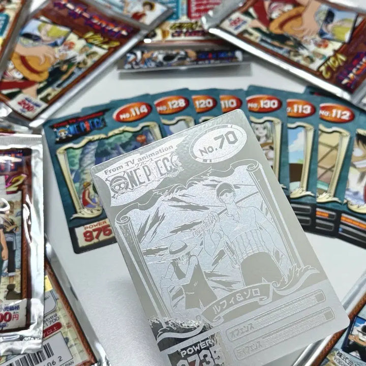 [SOLD OUT] 9장 세트) 원피스 루피 조로 고전 카드 일본 포카 홀로그램 실버 레어