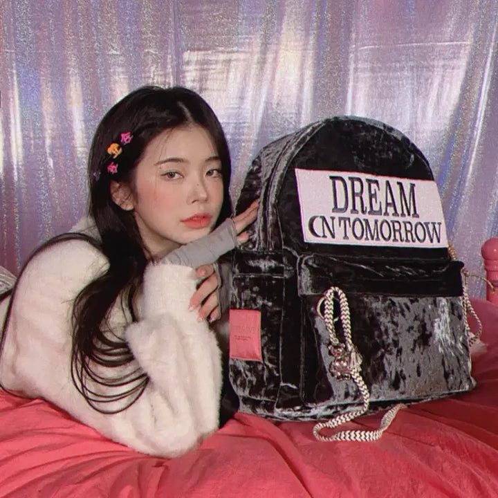 [BUNJANG] Entre Reve Dayomi BlackPink Backpack / 단종)앙트레브다요미한정판블랙핑크백팩발레코어