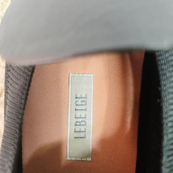 [BUNJANG] Lebeige Black Leather Patch Mesh Loafer Slip-on / 르베이지  블랙 가죽 패치 메쉬 로퍼 슬립온