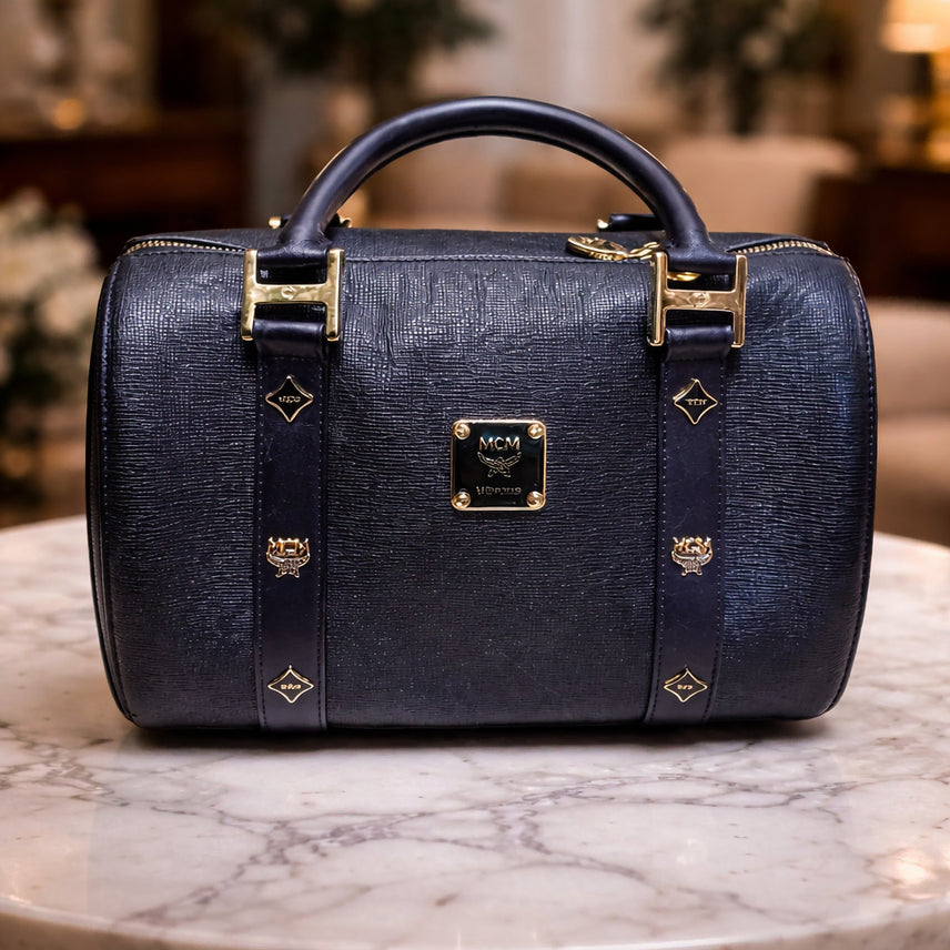 [BUNJANG] MCM Boston Bag Brown / MCM정품 보스턴백 브라운