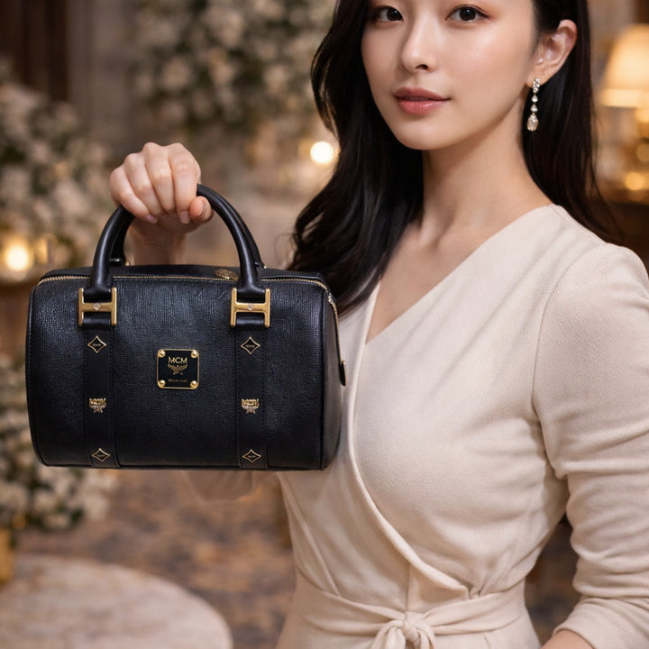 [BUNJANG] MCM Boston Bag Brown / MCM정품 보스턴백 브라운