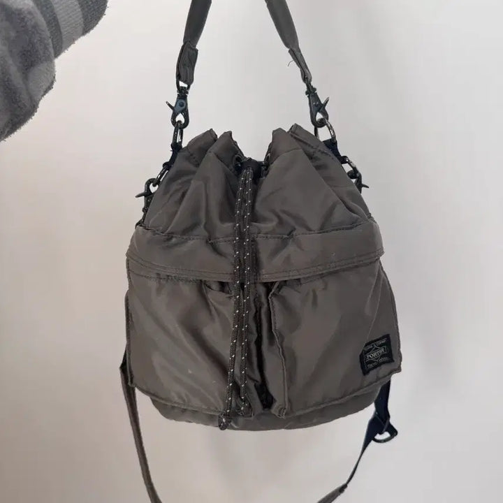 [BUNJANG] Porter Gray 2-Way Tool Bag / (무료배송) 포터 px 탱커 그레이 일본 한정판 2way 툴백 투웨이