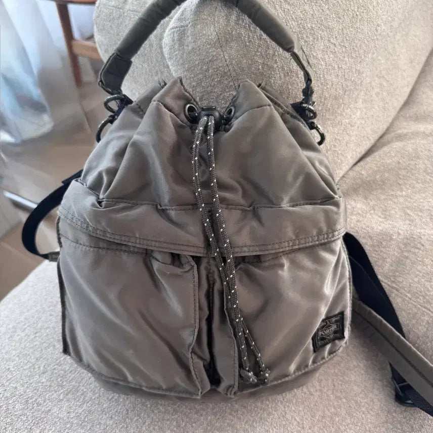 [BUNJANG] Porter Gray 2-Way Tool Bag / (무료배송) 포터 px 탱커 그레이 일본 한정판 2way 툴백 투웨이