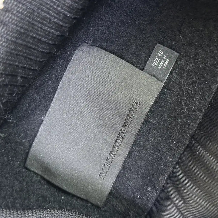 [BUNJANG] Alexander Wang Black Wool Leather Blouson Jacket / 알렉산더왕 블랙 울 레더 배색 블루종