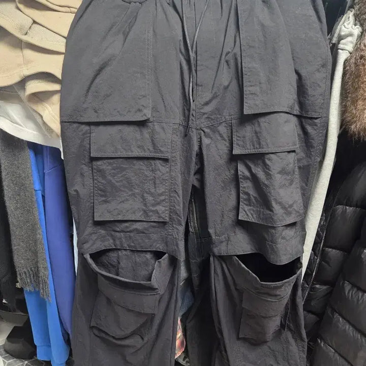 [BUNJANG] Juun.J Nylon Multi Cargo Pants (Size 50) / 준지 나일론 멀티 카고 팬츠 50