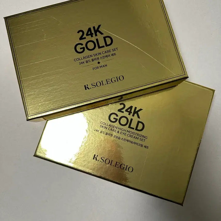 [BUNJANG] K.SOLEGIO 24K Gold Skincare Set / K.SOLEGIO 24K 골드 스킨케어 세트 새상품