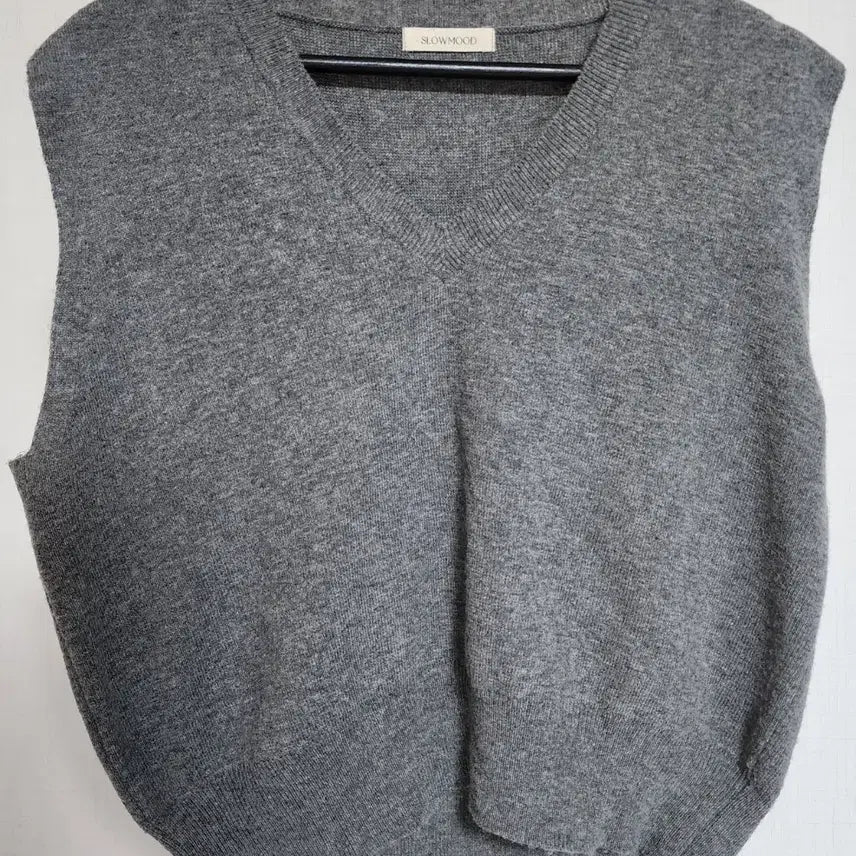 [BUNJANG] Slow and Midi Knit Vest / 슬로우앤드 니트 베스트 미디엄 그레이