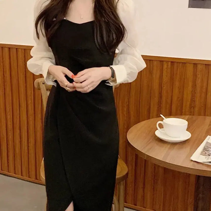 [BUNJANG] Roen Shirring Midi Dress / 로엔 셔링 원피스 새 상품 (무료배송)