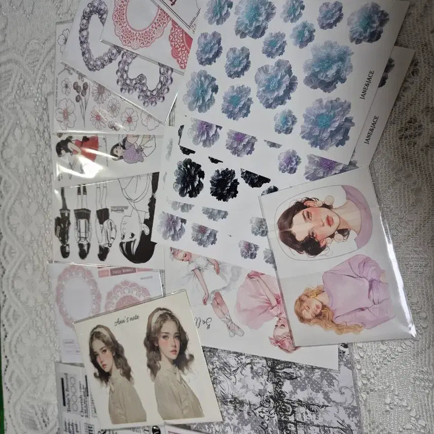 [BUNJANG] Vintage Scrapbooking Bundle Set / 택포)감성 빈티지 다꾸 일괄처분