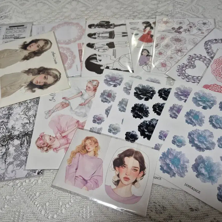 [BUNJANG] Vintage Scrapbooking Bundle Set / 택포)감성 빈티지 다꾸 일괄처분
