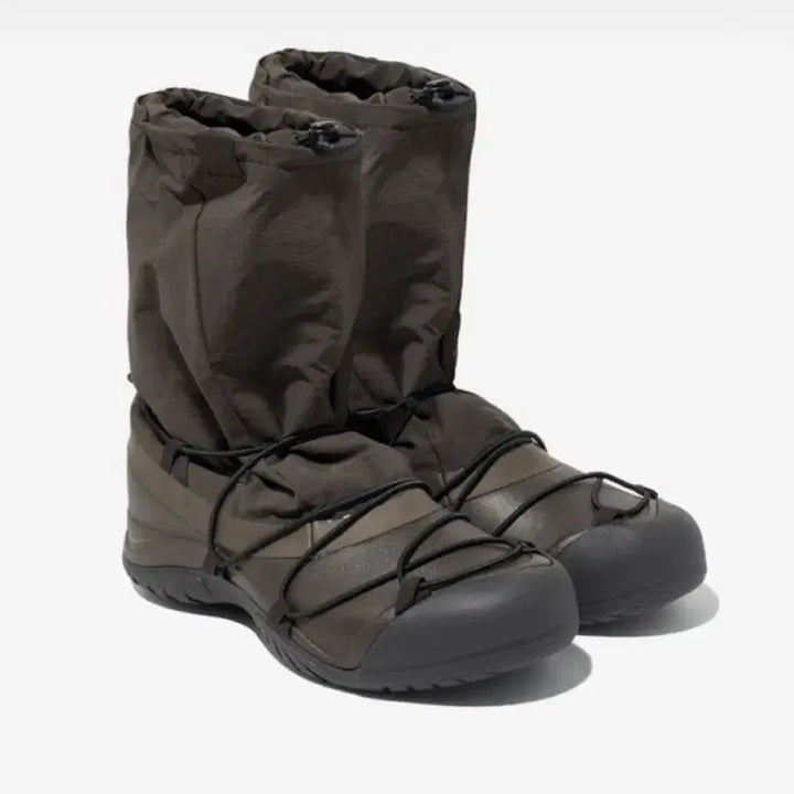 [BUNJANG] Fila Payto Gorpcore Brown Rain Boots 230 / 휠라 페이토 고프코어 브라운 레인부츠 230