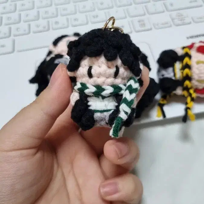 [BUNJANG] Handmade Crochet Doll Keyring Commission / 핸드메이드 뜨개 인형 커미션 뜨개 키링 주문제작
