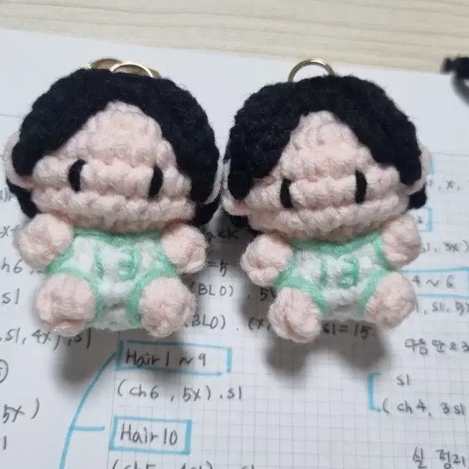 [BUNJANG] Handmade Crochet Doll Keyring Commission / 핸드메이드 뜨개 인형 커미션 뜨개 키링 주문제작
