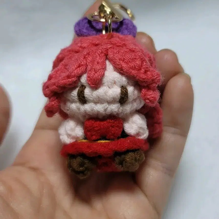 [BUNJANG] Handmade Crochet Doll Keyring Commission / 핸드메이드 뜨개 인형 커미션 뜨개 키링 주문제작