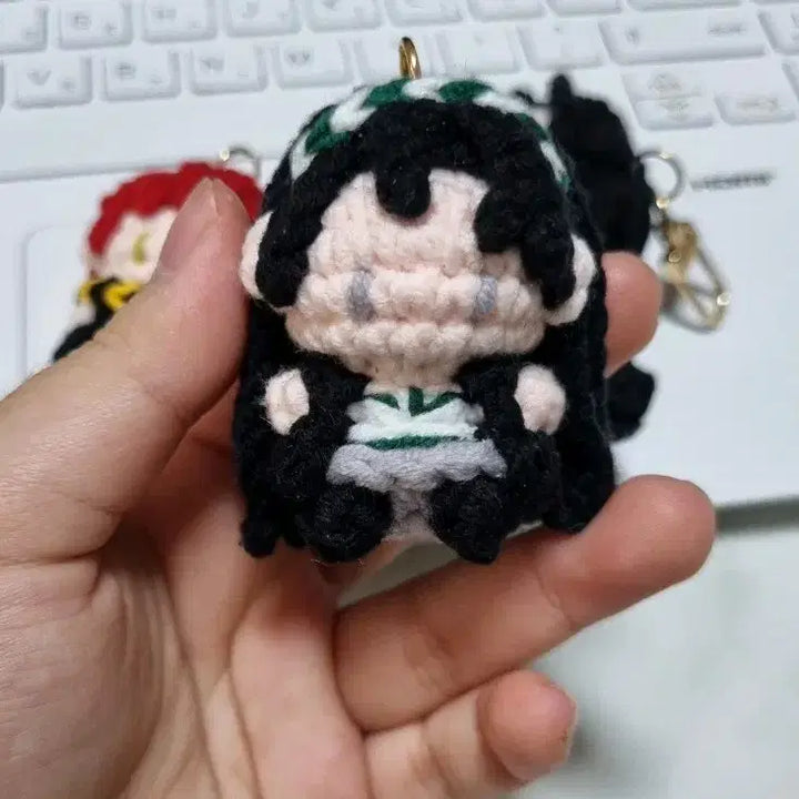 [BUNJANG] Handmade Crochet Doll Keyring Commission / 핸드메이드 뜨개 인형 커미션 뜨개 키링 주문제작