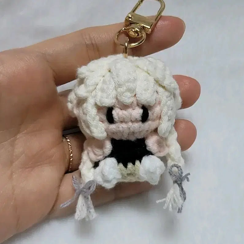 [BUNJANG] Handmade Crochet Doll Keyring Commission / 핸드메이드 뜨개 인형 커미션 뜨개 키링 주문제작