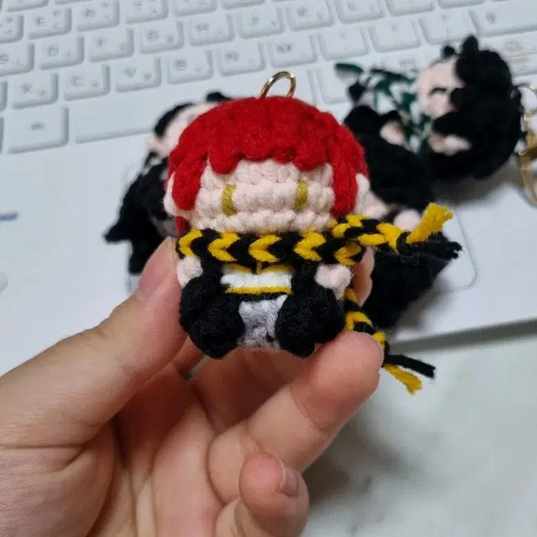 [BUNJANG] Handmade Crochet Doll Keyring Commission / 핸드메이드 뜨개 인형 커미션 뜨개 키링 주문제작