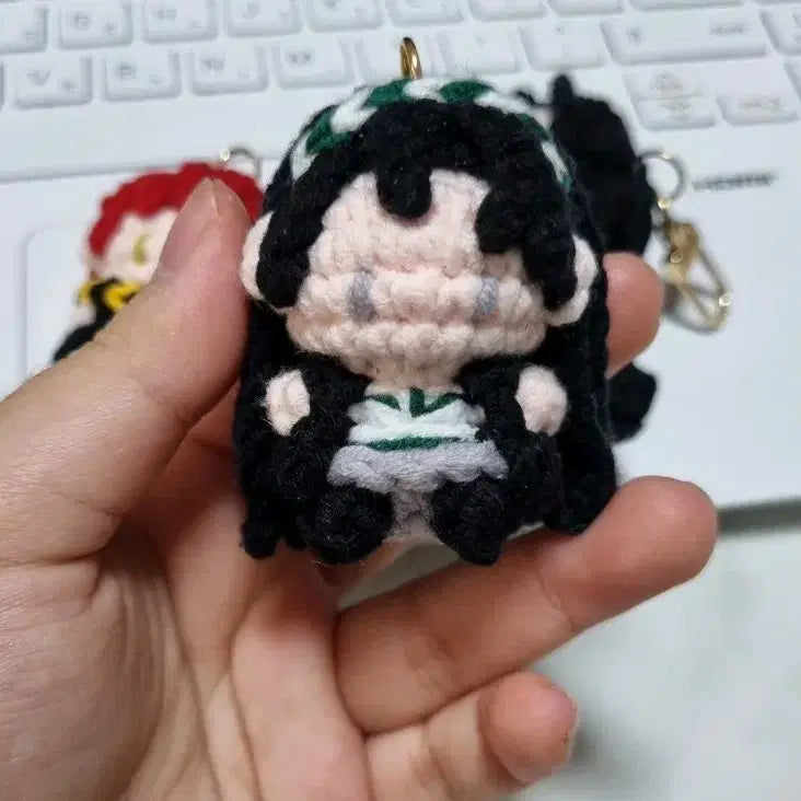 [BUNJANG] Handmade Crochet Doll Keyring Commission / 핸드메이드 뜨개 인형 커미션 뜨개 키링 주문제작