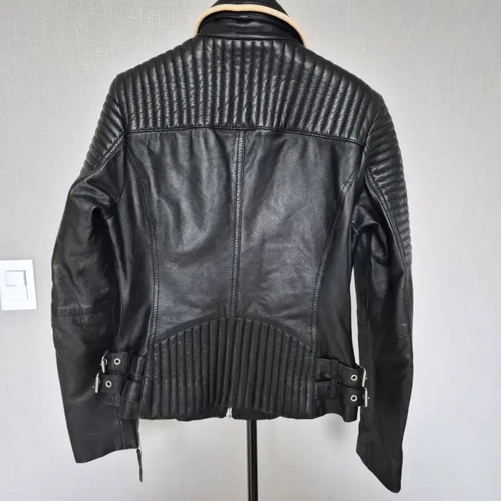 [BUNJANG] Jesi New York Lambskin Leather Rider Jacket / 제시뉴욕 55 양가죽 라이더 재킷 W-자켓-267