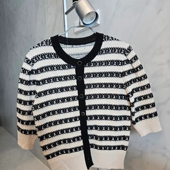 [BUNJANG] TIME Cardigan / TIME 타임 반팔 니트 가디건, 거의 새상품