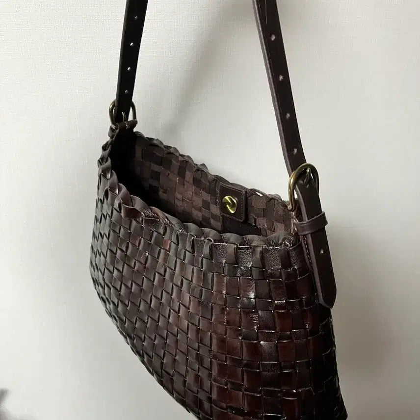 [BUNJANG] Dragon Diffusion 8170 Dark Brown Hobo Bag / (미사용) 드래곤디퓨전 호보 8170 Dark Brown 드래곤백