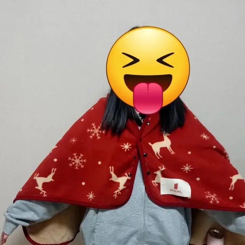 [BUNJANG] Vegemil Blanket / 베지밀 담요 망토 무릎담요