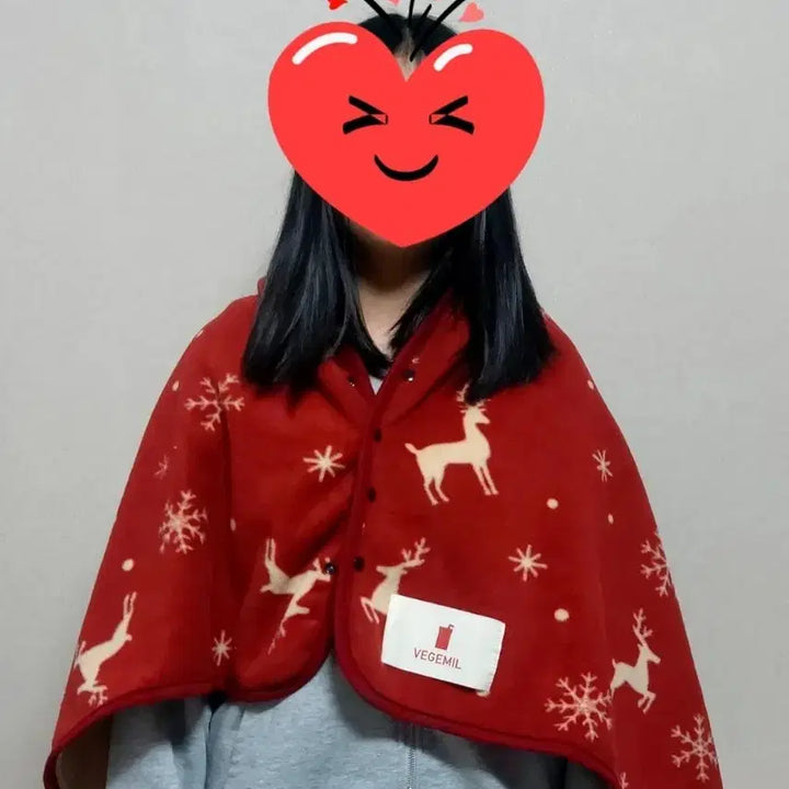 [BUNJANG] Vegemil Blanket / 베지밀 담요 망토 무릎담요