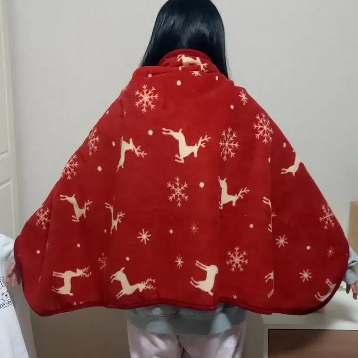 [BUNJANG] Vegemil Blanket / 베지밀 담요 망토 무릎담요