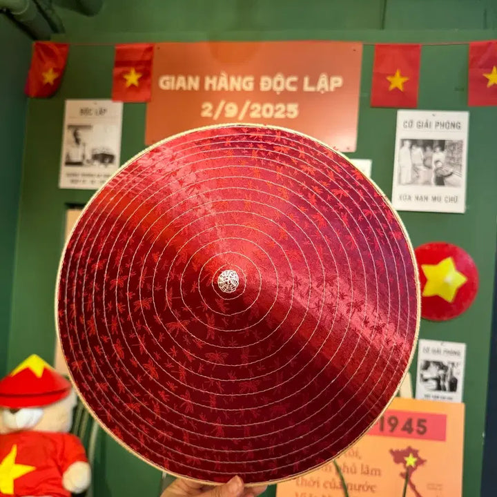 [BUNJANG] Colorful Vietnamese Hat + Kitty Design / 컬러풀 베트남 전통 모자 + 키티 디자인