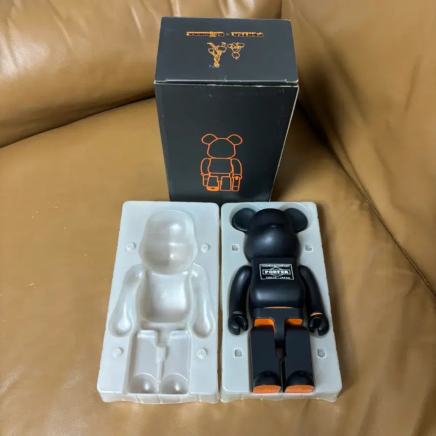 [BUNJANG] PORTER BE@RBRICK 400% Black / PORTER 포터 베어브릭 400% 블랙