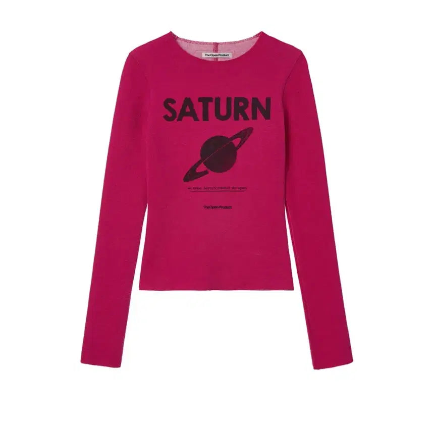 [BUNJANG] Openyyy SATURN FITTED TOP (PINK) / 오픈와이와이 SATURN FITTED TOP (PINK)