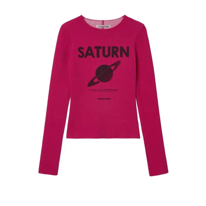 [BUNJANG] Openyyy SATURN FITTED TOP (PINK) / 오픈와이와이 SATURN FITTED TOP (PINK)