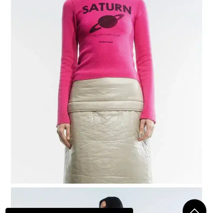[BUNJANG] Openyyy SATURN FITTED TOP (PINK) / 오픈와이와이 SATURN FITTED TOP (PINK)