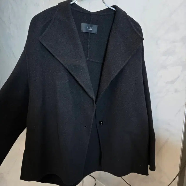 [BUNJANG] TIME Black Wool Jacket / 타임 TIME 블랙 울 자켓