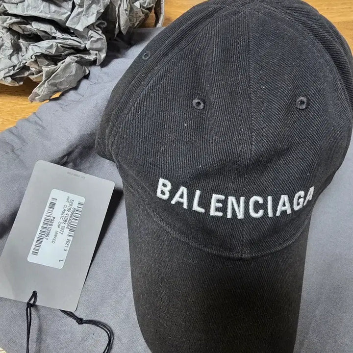 [BUNJANG] Balenciaga Black Large Cap / 발렌시아가 볼캡 블랙 라지