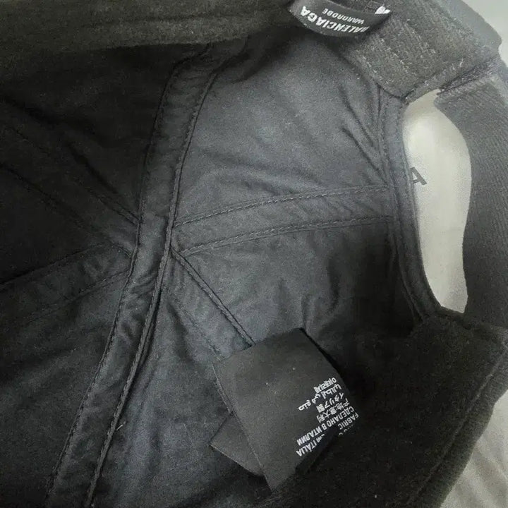 [BUNJANG] Balenciaga Black Large Cap / 발렌시아가 볼캡 블랙 라지