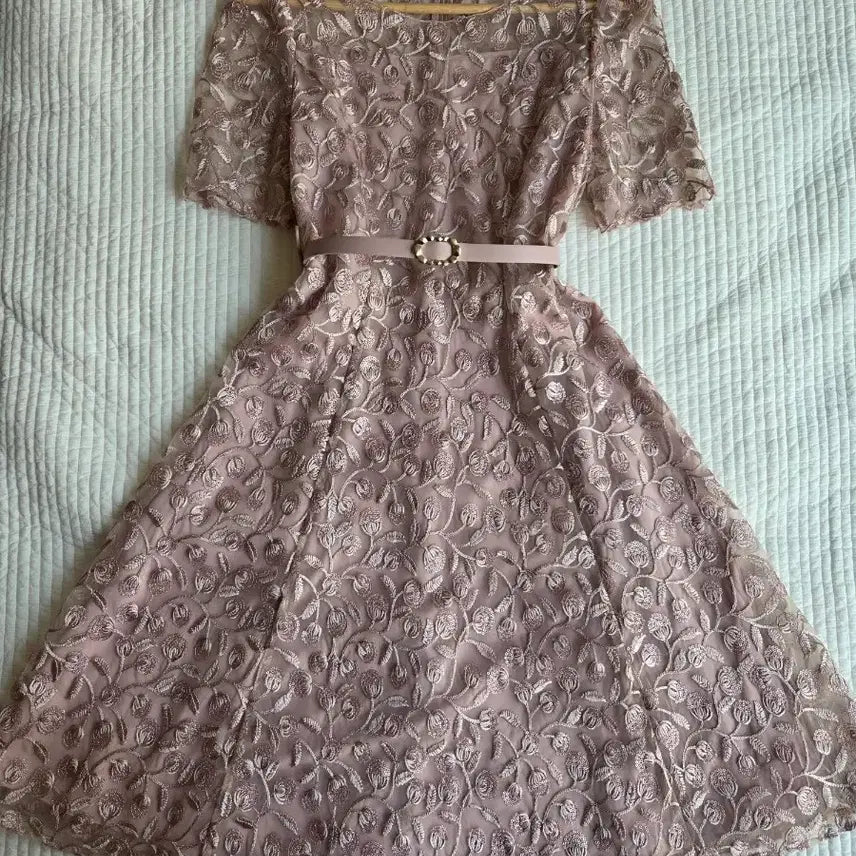[BUNJANG] JI GOTT Lace Dress (Size 55) / 지고트 레이스 원피스(55)