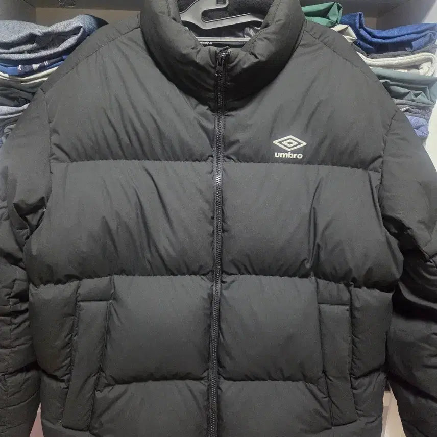 [BUNJANG] Umbro Black Padded Jacket 105 / 엄브로 블랙 패딩 점퍼 105