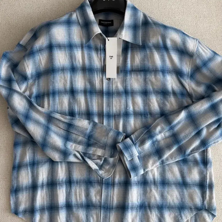 [BUNJANG] Fromm: What Archive Flannel Shirt (Light Blue) / 2, 파프롬왓 파아카이브 플란넬 셔츠 라이트블루