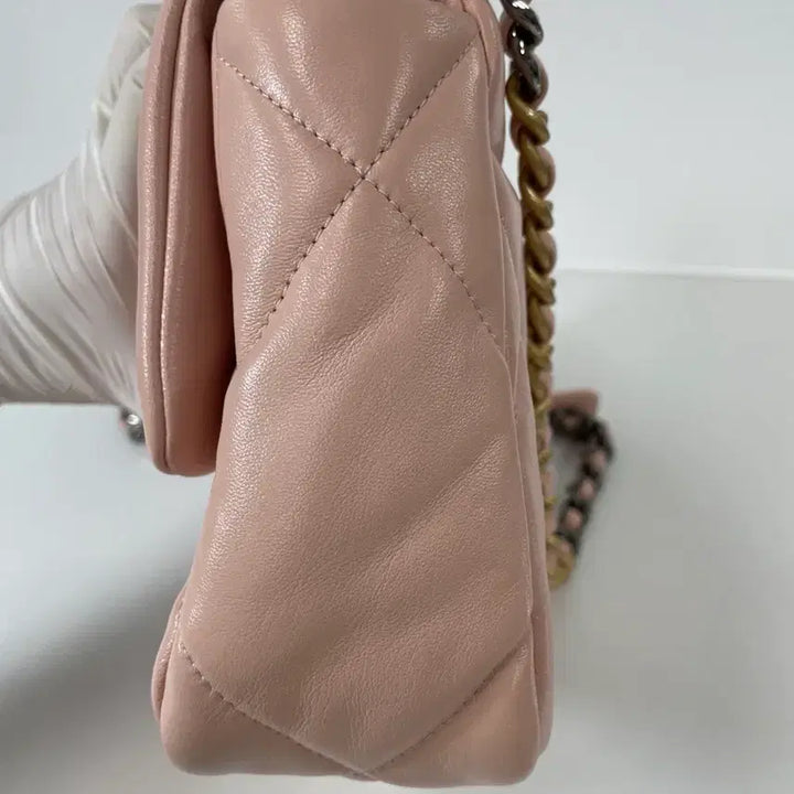 [BUNJANG] Chanel 19 Pink Medium Full Package Bag / 샤넬 19백 핑크 미디움 풀박스