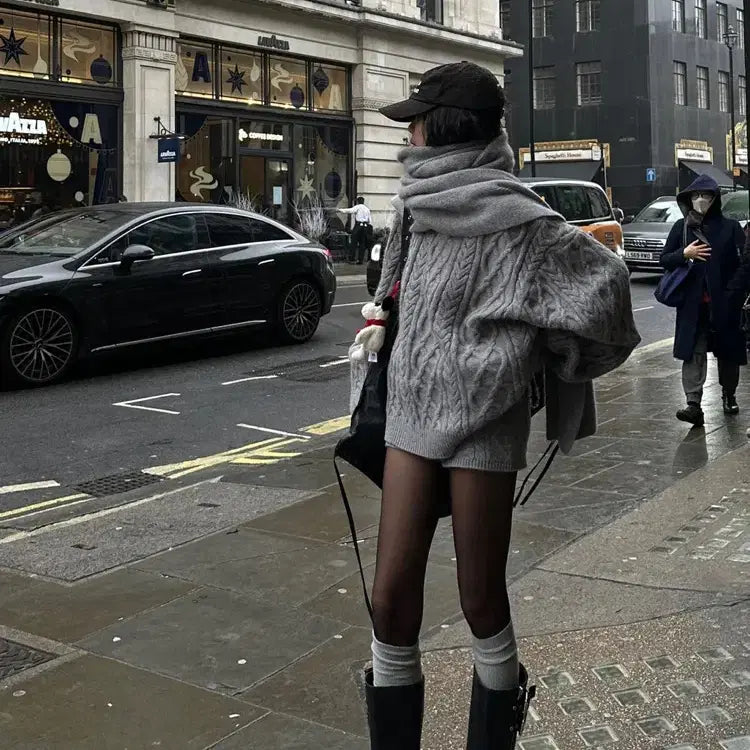 [BUNJANG] Pinterest Knit Set / 핀터레스트 니트 셋업