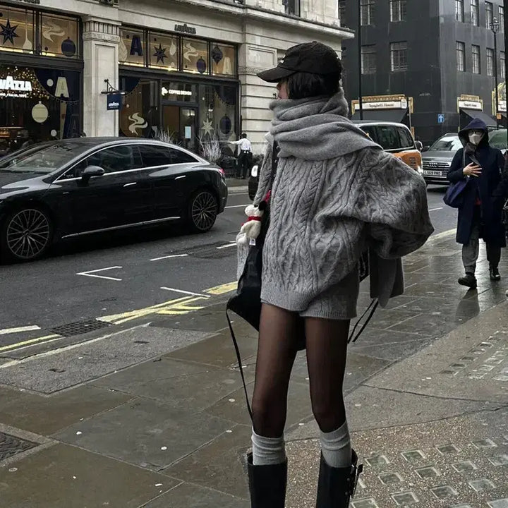 [BUNJANG] Pinterest Knit Set / 핀터레스트 니트 셋업