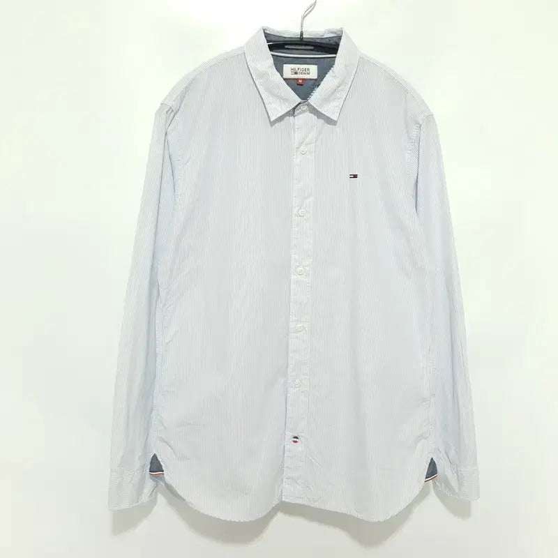 [BUNJANG] Tommy Hilfiger Regular Fit Stripe Shirt M_M0837 / 타미힐피거 레귤러핏 스트라이프 셔츠 M_M0837