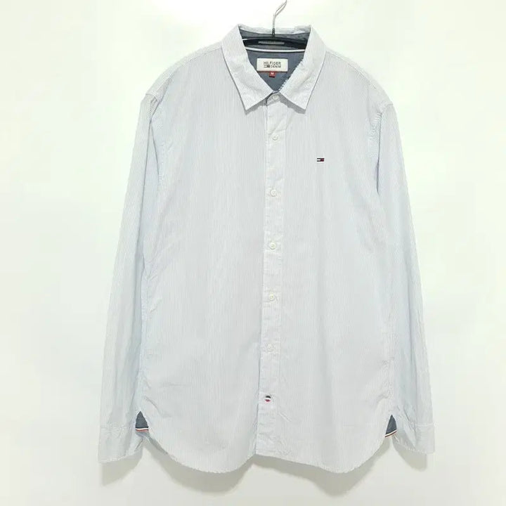 [BUNJANG] Tommy Hilfiger Regular Fit Stripe Shirt M_M0837 / 타미힐피거 레귤러핏 스트라이프 셔츠 M_M0837