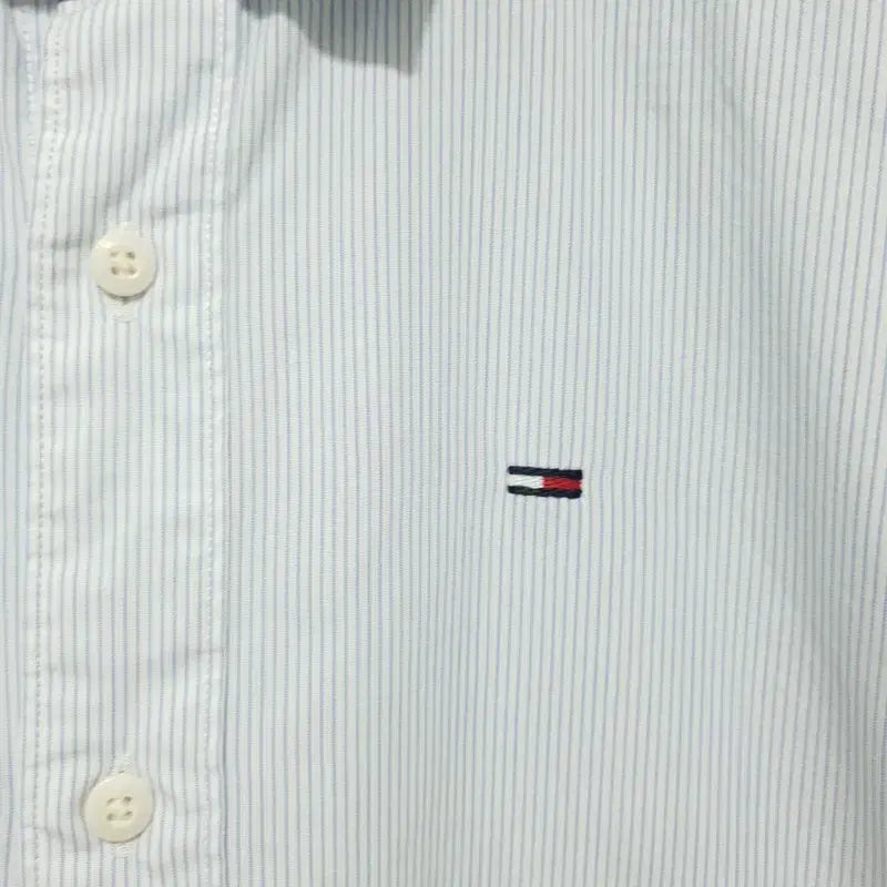 [BUNJANG] Tommy Hilfiger Regular Fit Stripe Shirt M_M0837 / 타미힐피거 레귤러핏 스트라이프 셔츠 M_M0837