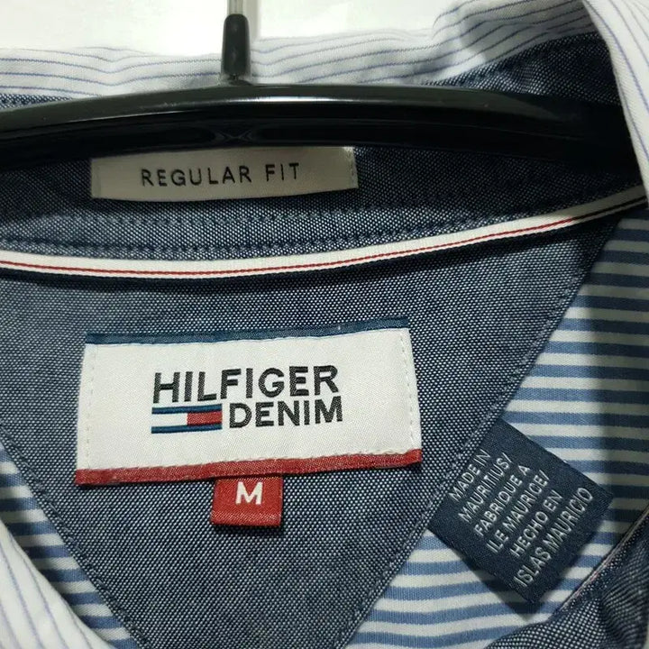 [BUNJANG] Tommy Hilfiger Regular Fit Stripe Shirt M_M0837 / 타미힐피거 레귤러핏 스트라이프 셔츠 M_M0837